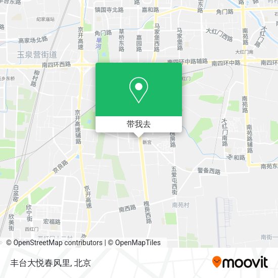 丰台大悦春风里地图