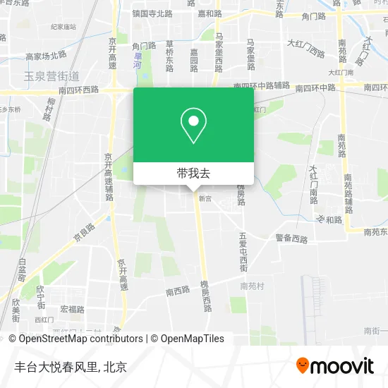 丰台大悦春风里地图
