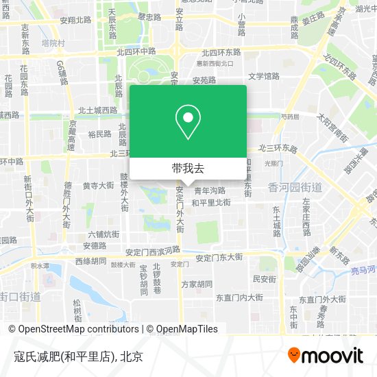 寇氏减肥(和平里店)地图