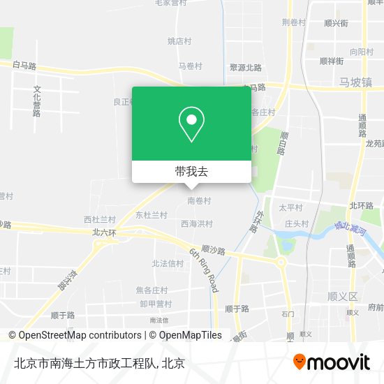 北京市南海土方市政工程队地图