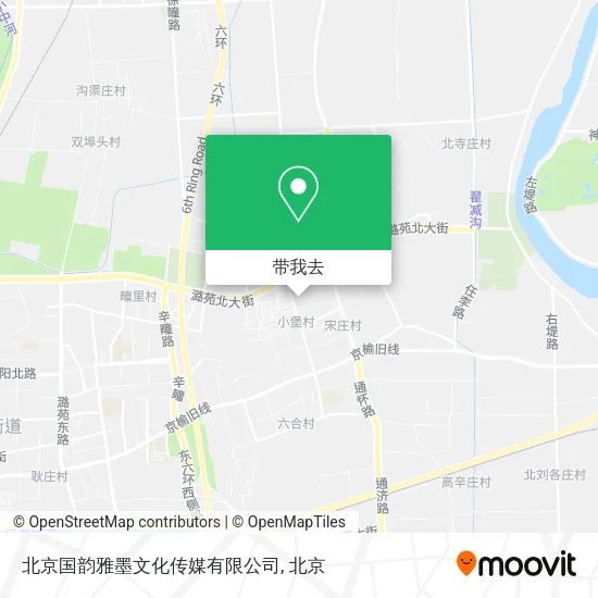北京国韵雅墨文化传媒有限公司地图
