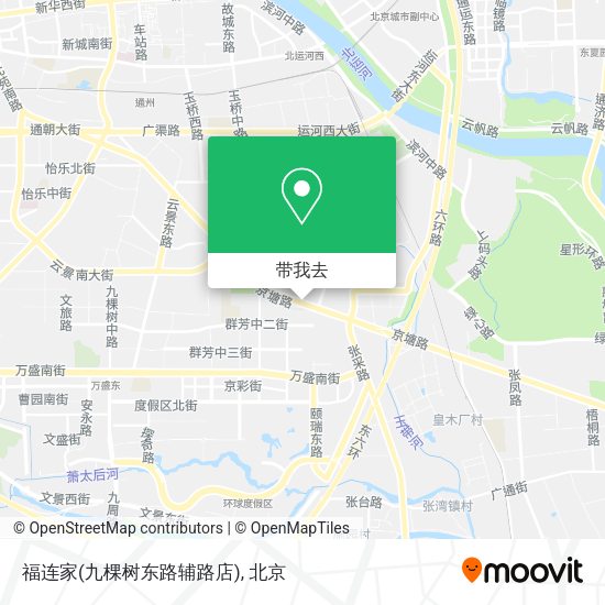 福连家(九棵树东路辅路店)地图