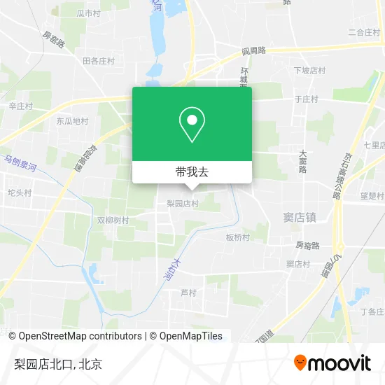 梨园店北口地图