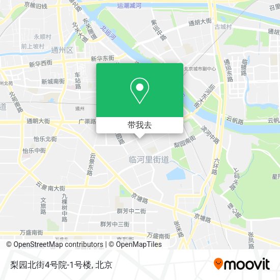 梨园北街4号院-1号楼地图