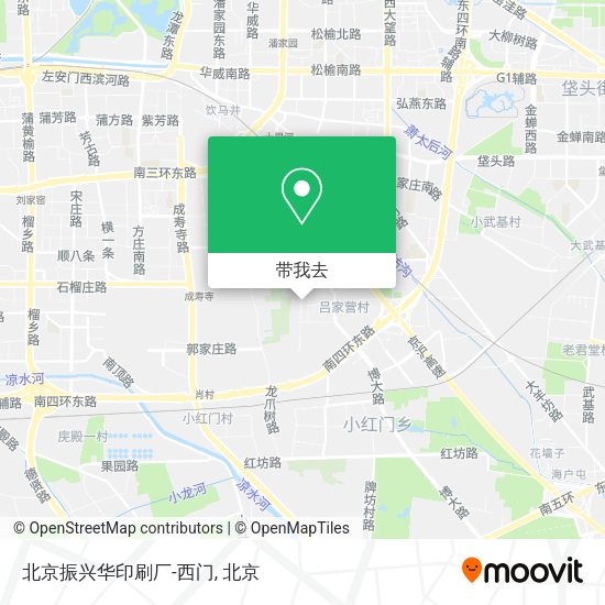 北京振兴华印刷厂-西门地图
