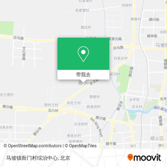 马坡镇衙门村综治中心地图
