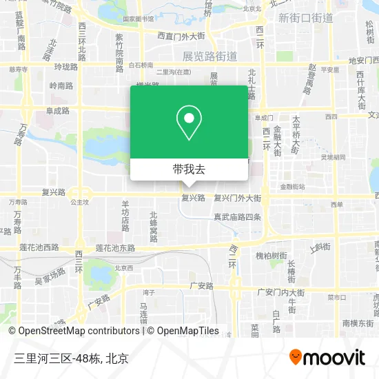 三里河三区-48栋地图
