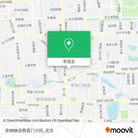 首钢物业西直门小区地图