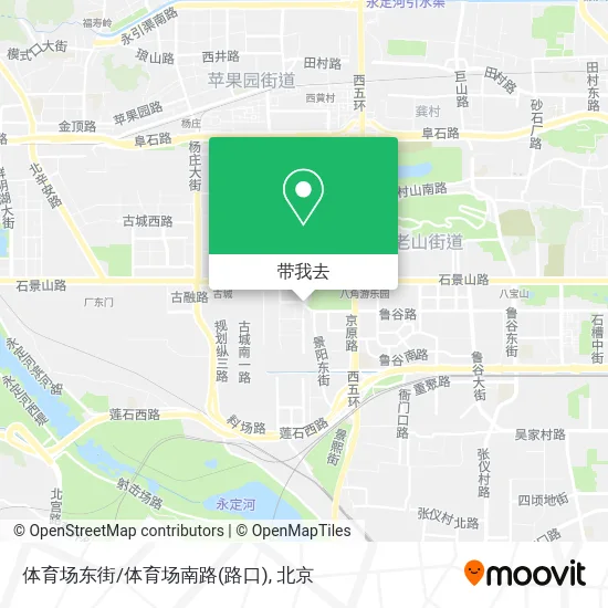 体育场东街/体育场南路(路口)地图