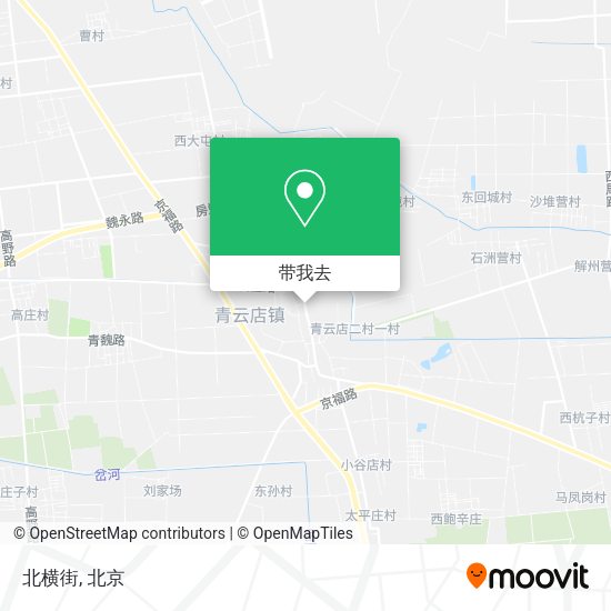 北横街地图