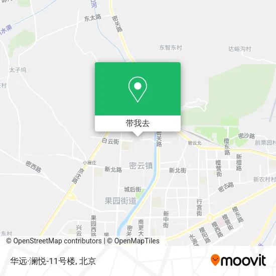 华远·澜悦-11号楼地图