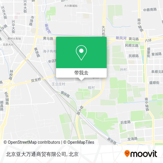 北京亚大万通商贸有限公司地图