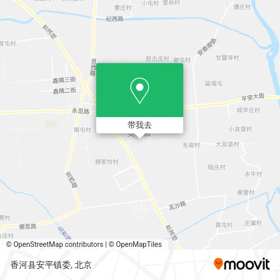 香河县安平镇委地图