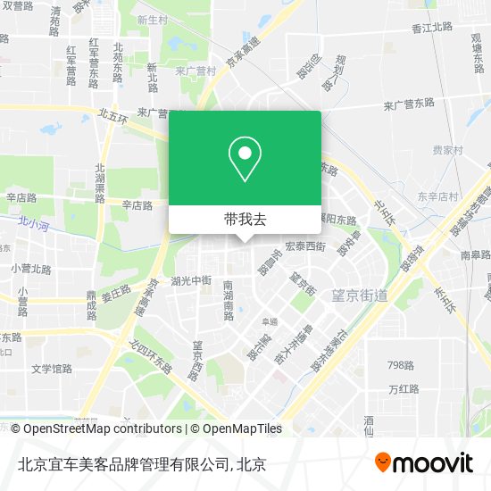 北京宜车美客品牌管理有限公司地图