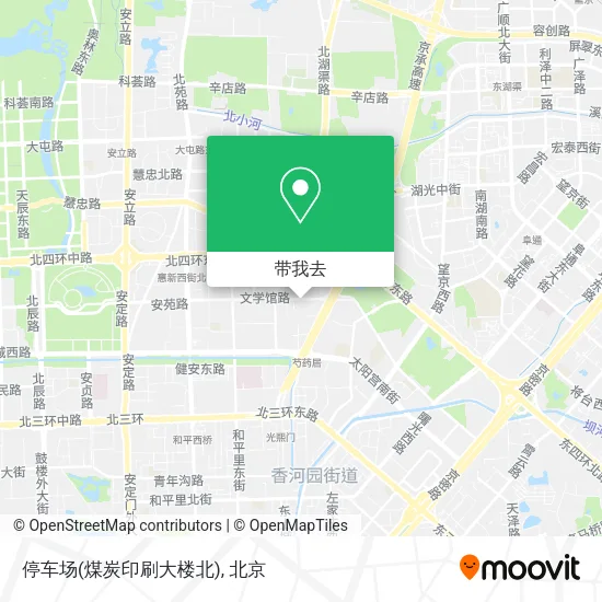 停车场(煤炭印刷大楼北)地图