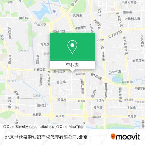 北京世代泉源知识产权代理有限公司地图