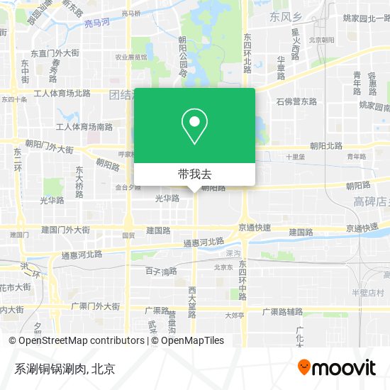 系涮铜锅涮肉地图