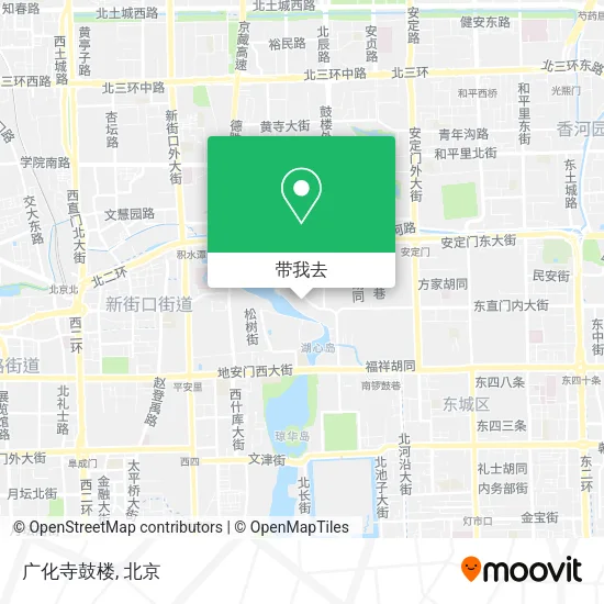 广化寺鼓楼地图