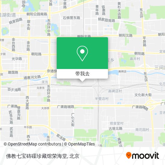 佛教七宝砗磲珍藏馆荣海堂地图