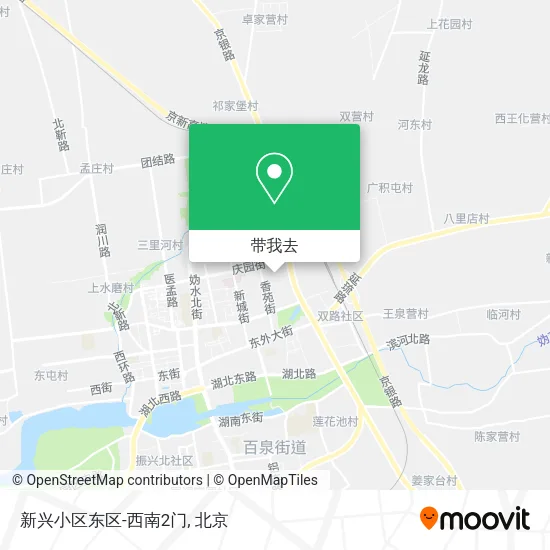 新兴小区东区-西南2门地图