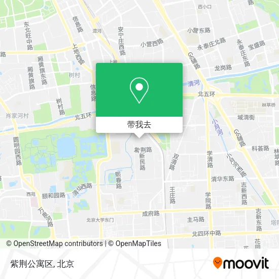 紫荆公寓区地图