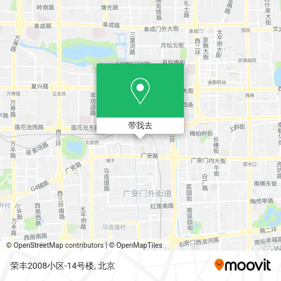 荣丰2008小区-14号楼地图