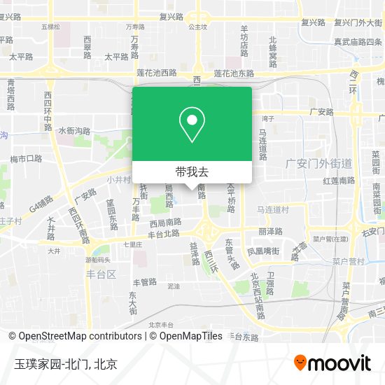 玉璞家园-北门地图