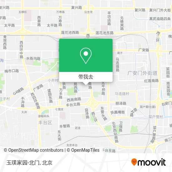 玉璞家园-北门地图