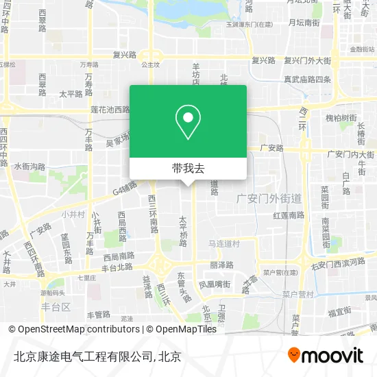 北京康途电气工程有限公司地图