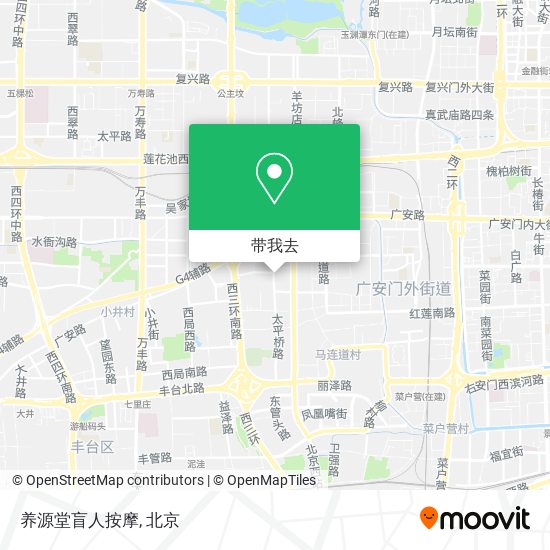 养源堂盲人按摩地图