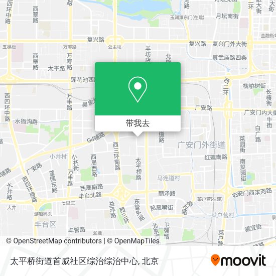 太平桥街道首威社区综治综治中心地图
