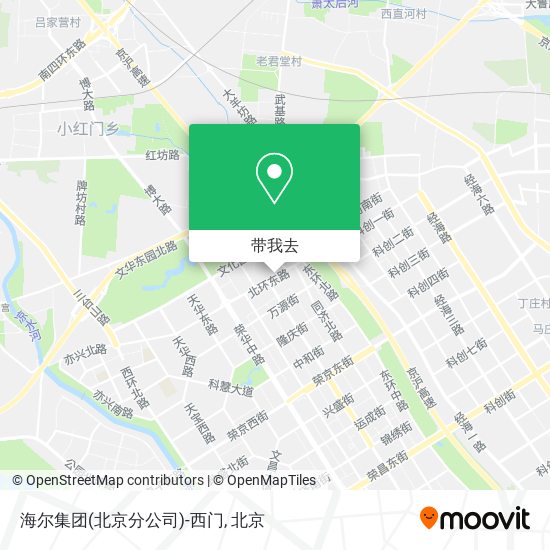 海尔集团(北京分公司)-西门地图