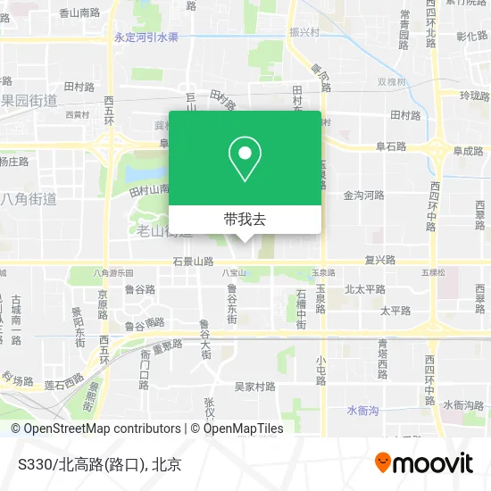 S330/北高路(路口)地图