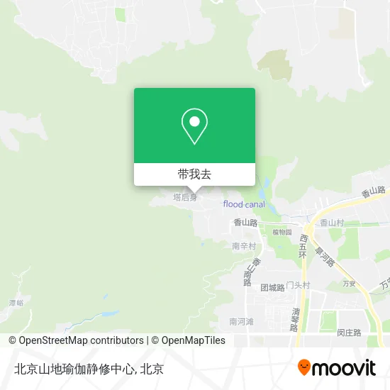 北京山地瑜伽静修中心地图