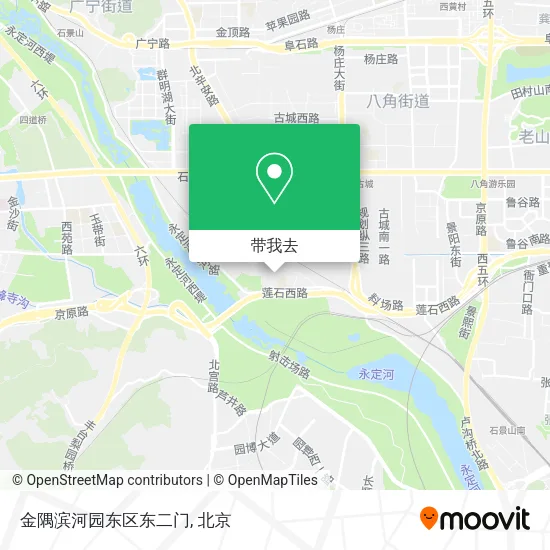 金隅滨河园东区东二门地图