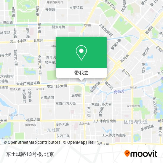 东土城路13号楼地图