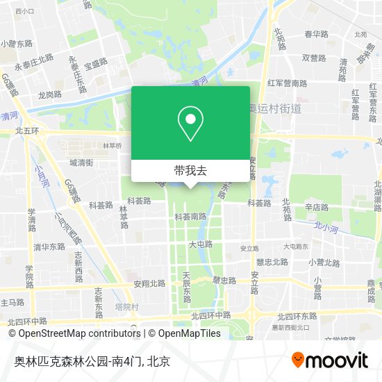 奥林匹克森林公园-南4门地图