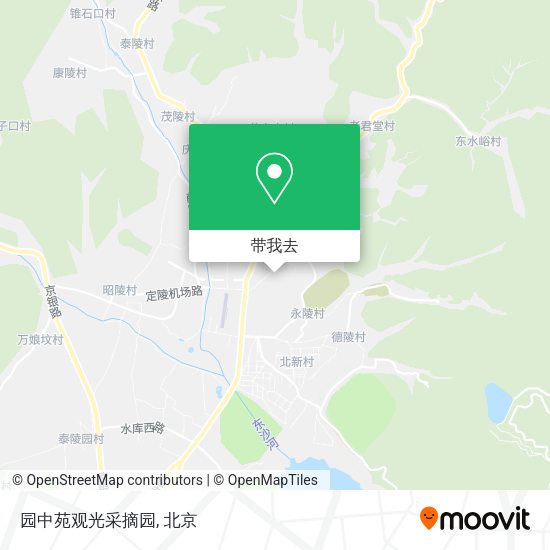 园中苑观光采摘园地图