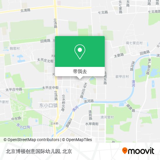 北京博顿创意国际幼儿园地图