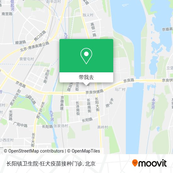 长阳镇卫生院-狂犬疫苗接种门诊地图