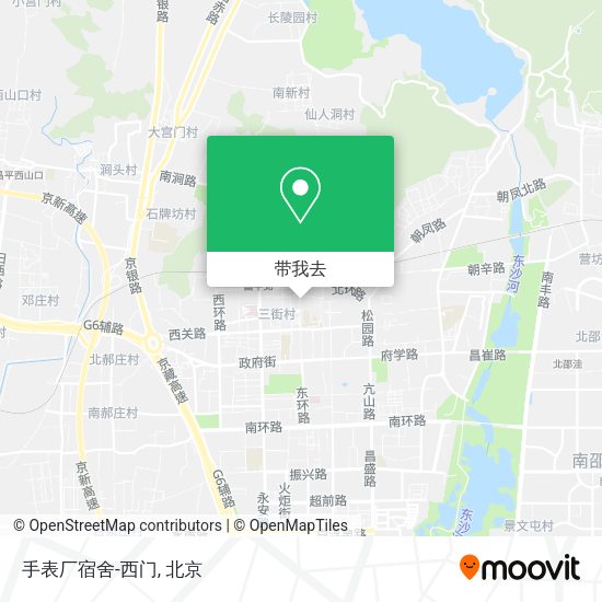 手表厂宿舍-西门地图