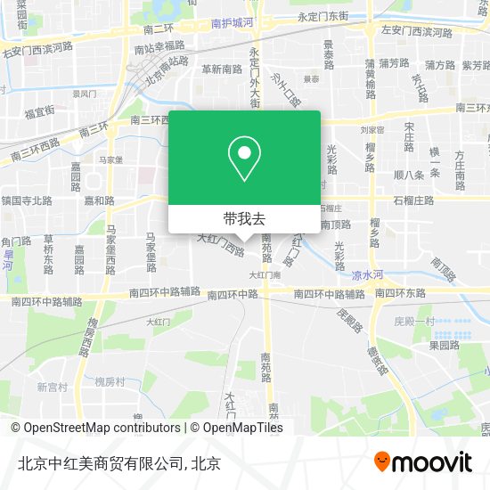 北京中红美商贸有限公司地图