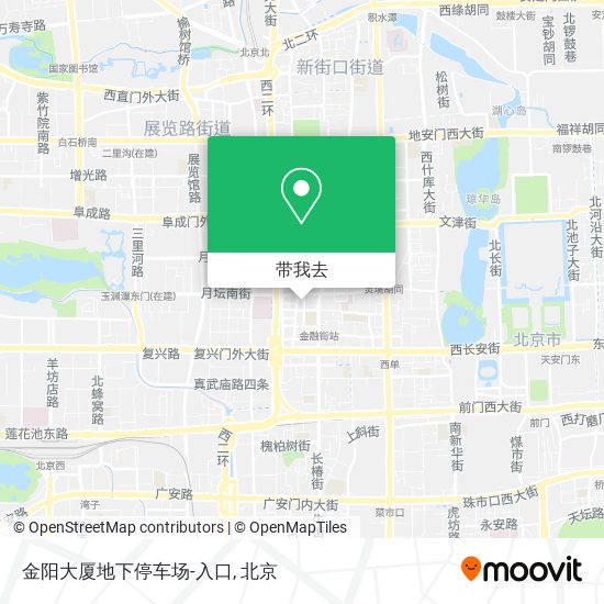 金阳大厦地下停车场-入口地图