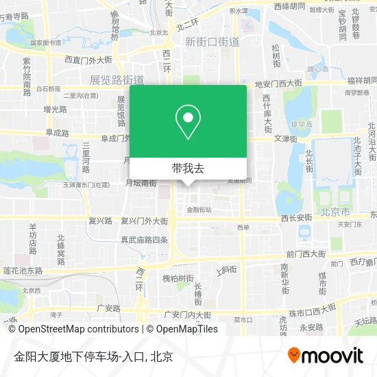 金阳大厦地下停车场-入口地图