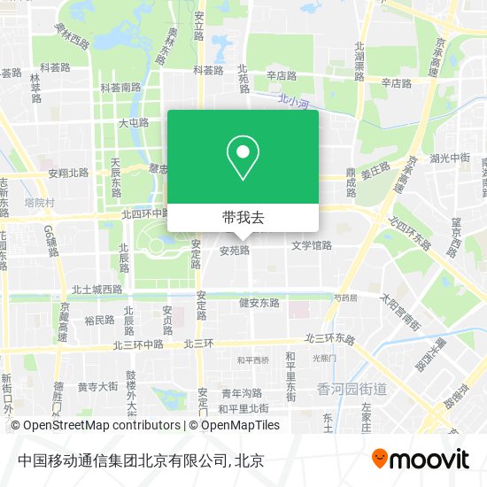 中国移动通信集团北京有限公司地图