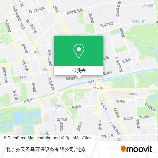 北京齐天圣马环保设备有限公司地图