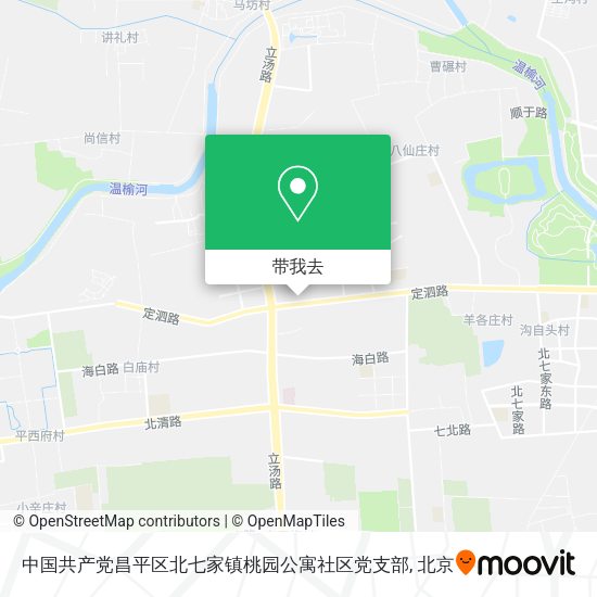 中国共产党昌平区北七家镇桃园公寓社区党支部地图