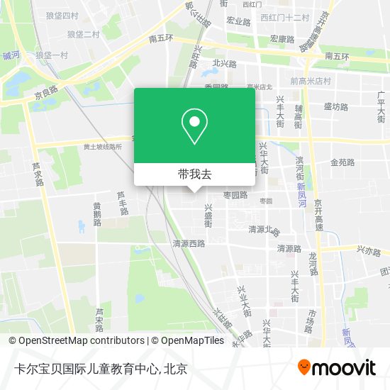 卡尔宝贝国际儿童教育中心地图