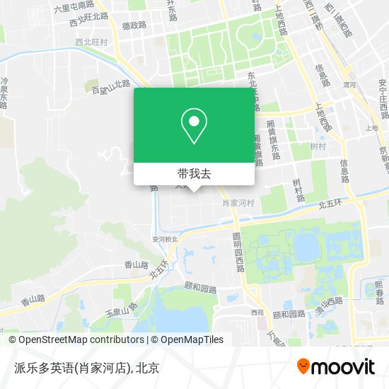 派乐多英语(肖家河店)地图