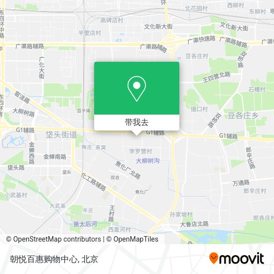 朝悦百惠购物中心地图